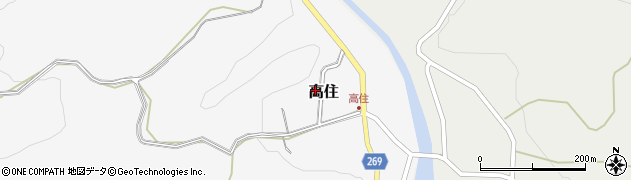 新潟県上越市高住777周辺の地図