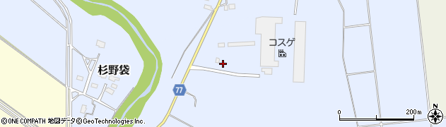 福田道路株式会社　上越合材工場周辺の地図