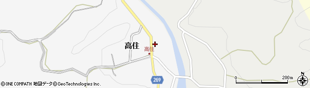 新潟県上越市高住917周辺の地図
