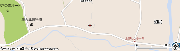 福島県南会津町（南会津郡）糸沢（古内原）周辺の地図