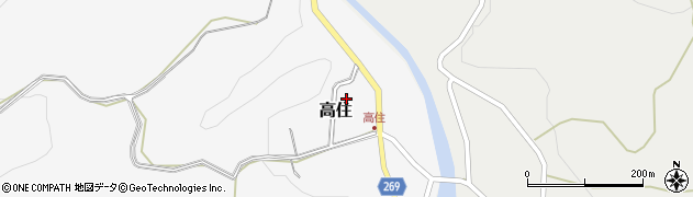 新潟県上越市高住807周辺の地図