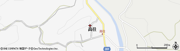 新潟県上越市高住779周辺の地図