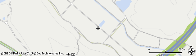 福島県白河市萱根後谷地周辺の地図