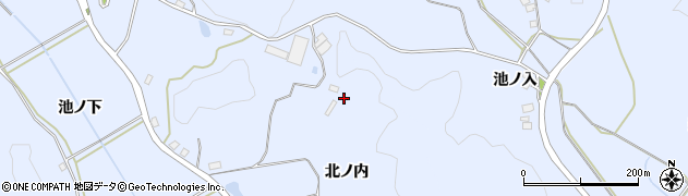 福島県白河市泉田（北ノ入）周辺の地図