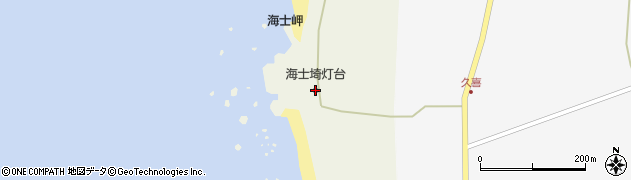 海士埼灯台周辺の地図