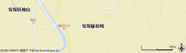 新潟県上越市安塚区松崎周辺の地図