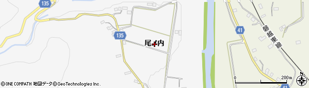 福島県いわき市小川町塩田（尾ノ内）周辺の地図