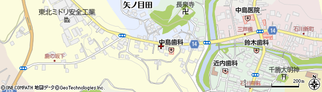 福島県石川郡石川町鹿ノ坂35周辺の地図