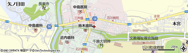 有賀美容院周辺の地図