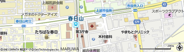 上越市　市役所環境保全課周辺の地図