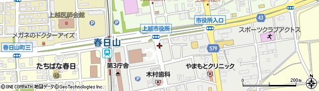 上越市役所周辺の地図
