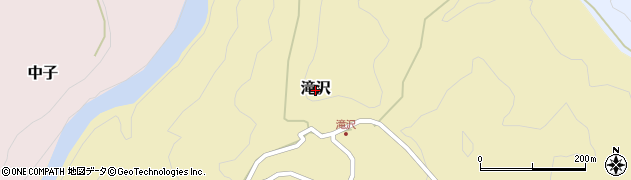 新潟県十日町市滝沢周辺の地図
