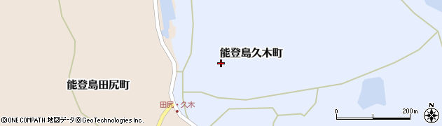 石川県七尾市能登島久木町周辺の地図