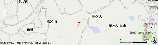 福島県西白河郡泉崎村泉崎鹿ケ入山周辺の地図