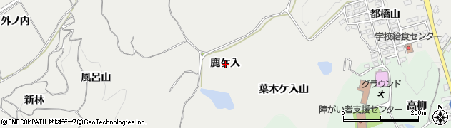 福島県西白河郡泉崎村泉崎鹿ケ入周辺の地図