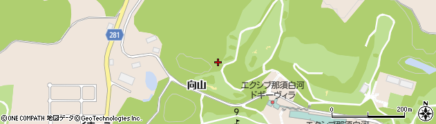 福島県西白河郡西郷村熊倉向山周辺の地図
