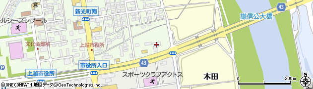 ブライダル図書館新潟上越店周辺の地図