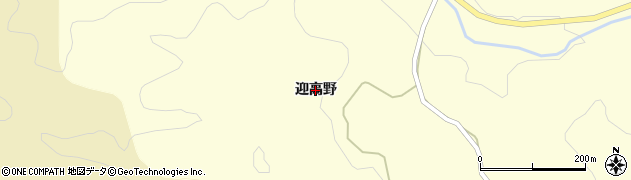 福島県石川町（石川郡）中田（迎高野）周辺の地図