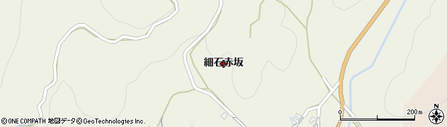 福島県いわき市小川町上小川（細石赤坂）周辺の地図