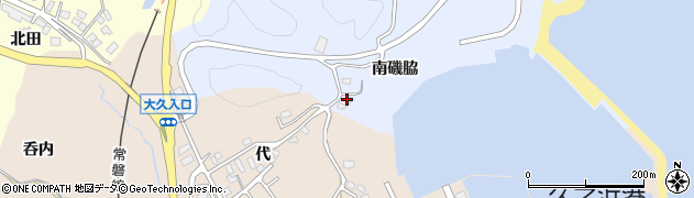 福島県いわき市久之浜町金ケ沢（南磯脇）周辺の地図