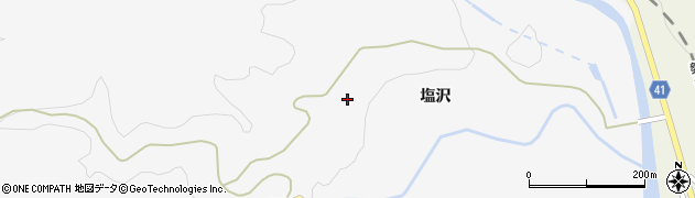 福島県いわき市小川町塩田（畑借）周辺の地図