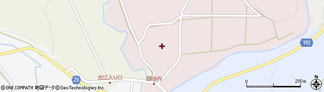 石川県七尾市中島町西谷内ヘ周辺の地図