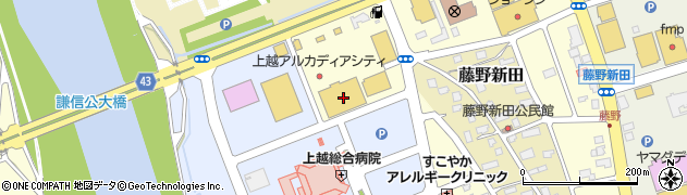 新潟県上越市藤野新田1266周辺の地図