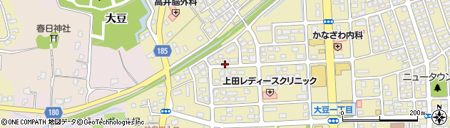 新潟県上越市大豆周辺の地図