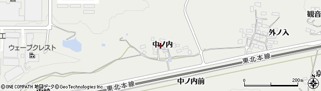 福島県泉崎村（西白河郡）泉崎（中ノ内）周辺の地図