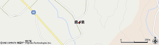 福島県いわき市三和町上永井（鷹ノ巣）周辺の地図