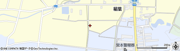 新潟県十日町市稲葉周辺の地図