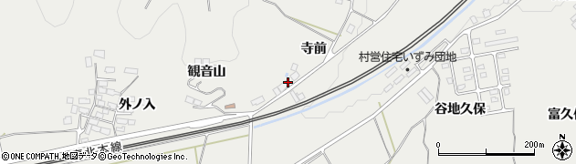福島県泉崎村（西白河郡）泉崎（寺前）周辺の地図