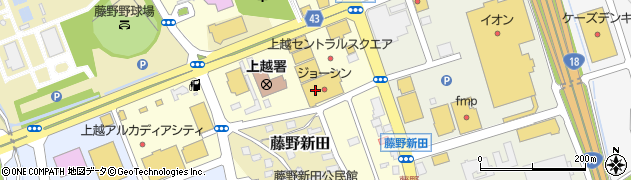 新潟県上越市藤野新田周辺の地図