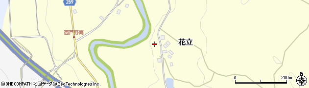 新潟県上越市花立周辺の地図