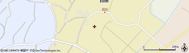 石川県羽咋郡志賀町貝田ワ周辺の地図