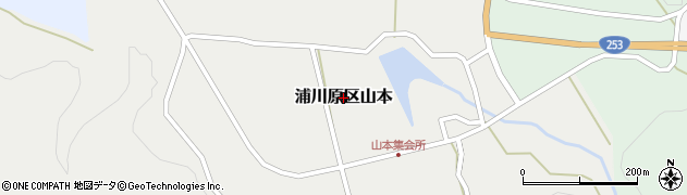 新潟県上越市浦川原区山本周辺の地図