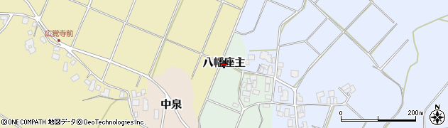 石川県志賀町（羽咋郡）八幡座主周辺の地図