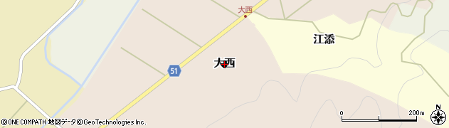 石川県志賀町（羽咋郡）大西周辺の地図