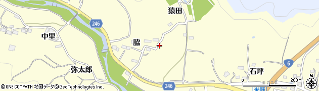 福島県いわき市大久町大久（脇）周辺の地図