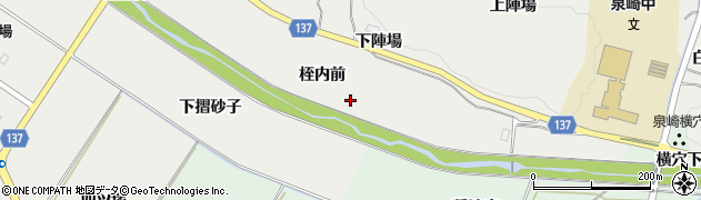 福島県泉崎村（西白河郡）泉崎（桎内前）周辺の地図
