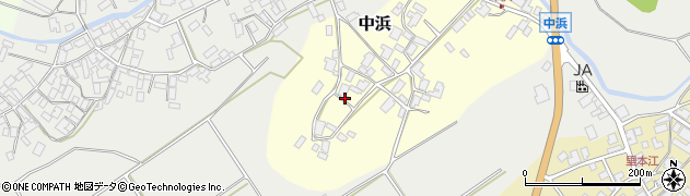 石川県羽咋郡志賀町中浜ヲ周辺の地図