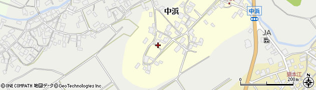 石川県志賀町（羽咋郡）中浜（ヲ）周辺の地図