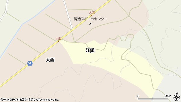 〒925-0435 石川県羽咋郡志賀町江添の地図