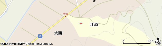 石川県志賀町（羽咋郡）江添（ハ）周辺の地図