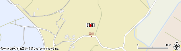 石川県志賀町（羽咋郡）貝田周辺の地図