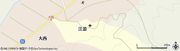 石川県志賀町（羽咋郡）江添（ニ）周辺の地図