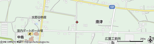 福島県中島村（西白河郡）滑津（滑津原）周辺の地図