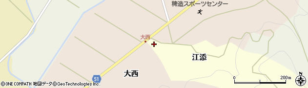 石川県羽咋郡志賀町江添ロ周辺の地図