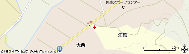 石川県志賀町（羽咋郡）江添（ロ）周辺の地図