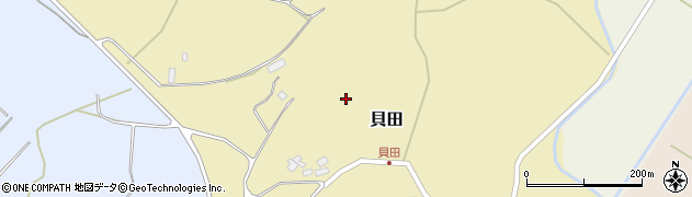 石川県志賀町（羽咋郡）貝田（ヨ）周辺の地図